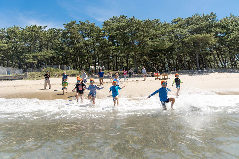 海水浴の様子