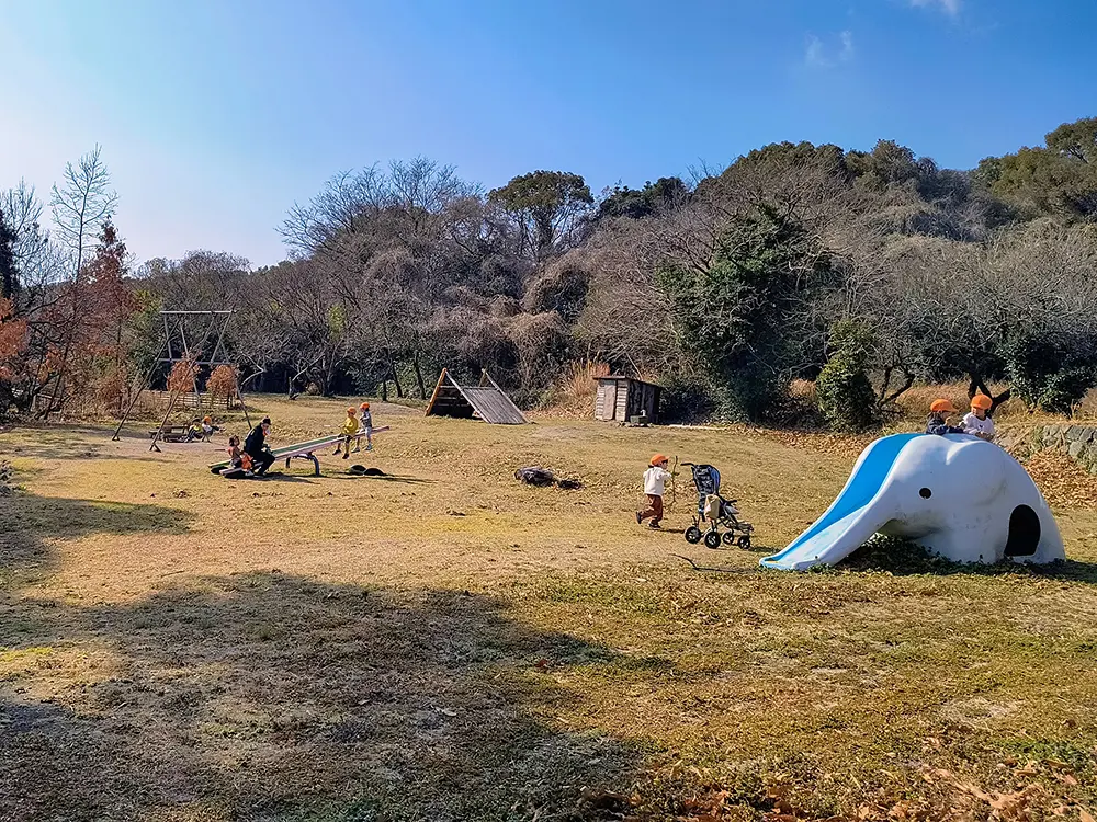 ぞうさん公園で遊ぶ子どもたちの様子